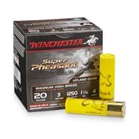 25 rds. Winchester 20 Gauge 3" 1 1/4 oz. Super-X Super Pheasant Copper Plated Shotshells
