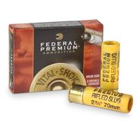 Federa Premium Vital-Shok, 20 Gauge, 2 3/4" Shell, 3/4 oz. TruBall Rifled Slug, 5 Rounds