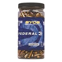 Federal BYOB, .17 HMR, JHP, 17 Grain, 250 Rounds with Bottle