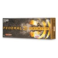 Federal Premium Barnes TSX, .270 WSM, Triple-Shock X HP, 130 Grain, 20 Rounds