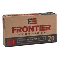 Hornady, Frontier Cartridge, .223 Remington, BTHP, 68 Grain, 20 Rounds
