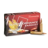 Hornady Superformance Varmint, .22-250 Remington, V-MAX, 50 Grain, 20 Rounds
