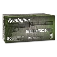 Remington Subsonic, .45 ACP, FNEB, 230 Grain, 50 Rounds