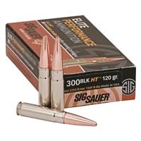 SIG SAUER Elite Copper Hunting, .300 AAC Blackout, HT, 120 Grain, 20 Rounds