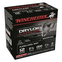 Winchester DryLok Super Steel, 12 Gauge, 2 3/4" Shot Shells, 1 1/4 oz., 250 Rounds
