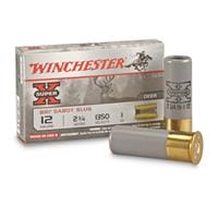 Winchester, Super-X Slugs, 12 Gauge, XRS12 Sabot, 2 3/4" Shell, 1 oz., 5 Rounds