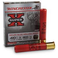 Winchester Super-X, 410 Gauge, 3", 1/4 oz. Rifled Slugs, 5 Rounds