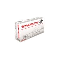 Winchester White Box, .45 ACP, FMJ, 230 Grain, 1,000 Rounds