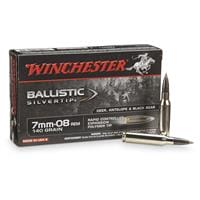 Winchester Supreme Ballistic Silvertip, 7mm-08 Remington, BST, 140 Grain, 20 Rounds