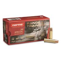 Norma Range & Training, .38 Special, FMJ, 158 Grain, 50 Rounds