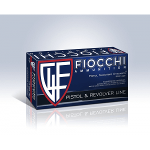 Fiocchi 9mm Luger 115 gr FMJ 50/ct Pistol Shooting Dynamics Handgun Ammunition