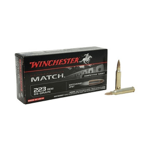 WINCHESTER Match 223 Rem 69Gr HPBT 20/200 Rifle Ammo (S223M2)
