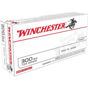 Winchester USA Rifle Ammunition .300 AAC Blackout 125 gr OTR 2185 fps 20/ct