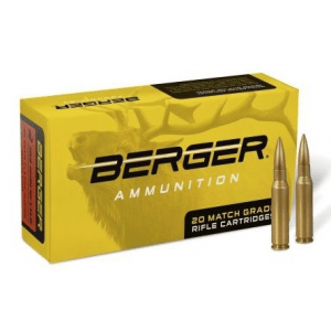 Berger Tactical Rifle Ammunition .338 Lapua Mag 300 gr OTM 2725 fps 20/ct