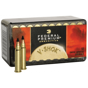 Federal Premium V-Shok Rimfire Ammunition .17 HMR 17 gr V-MAX 50/box