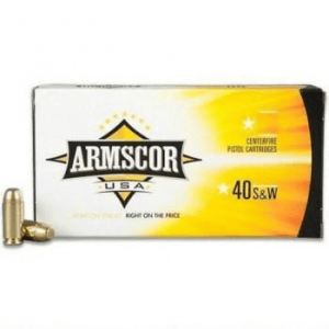 Armscor Handgun Ammunition .40 S&W 180 gr JHP 950 fps 20/ct