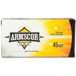 Armscor Handgun Ammunition .45 ACP 230 gr JHP 825 fps 20/ct