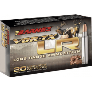 Barnes VOR-TX Long Range Rifle Ammunition .30-06 Sprg 175gr LRXBT 2800 fps 20/ct
