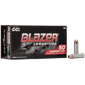 CCI Blazer Aluminum Handgun Ammunition .357 Mag 158 gr JHP 1150 fps 50/ct