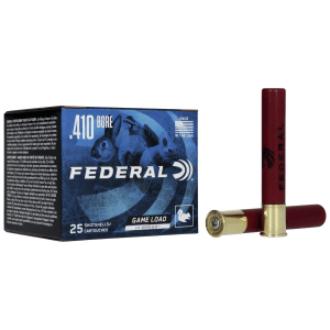 Federal Game-Shok Hi-Brass Load .410 ga 3" MAX 11/16 oz #4,5,6,7.5,8 1135 fps - 25/box