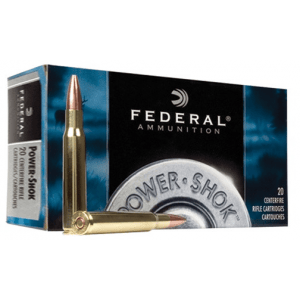 Federal Power-Shok Rifle Ammunition .243 Win 100 gr SP 2960 fps - 20/box