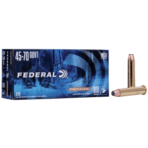 Federal Power-Shok Rifle Ammunition .45-70 Gov 300 gr SP 1850 fps - 20/box