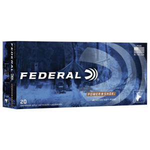 Federal Power-Shok Rifle Ammuntion .300 AAC Blackout 150 gr SP 1900 fps 20/ct