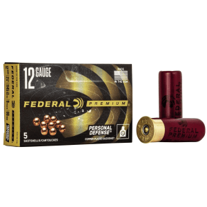 Federal Premium Personal Defense 12 ga 2 3/4" MAX 9 plts #00 1145 fps - 5/box