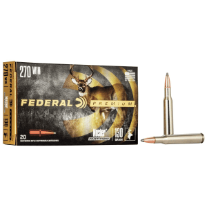 Federal Premium Vital-Shok Rifle Ammunition .270 Win 130 gr PT 3060 fps - 20/box