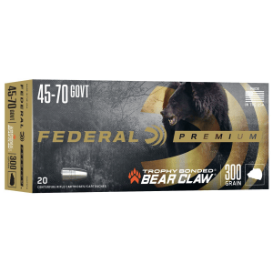 Federal Premium Vital-Shok Rifle Ammunition .45-70 Gov 300 gr TBBC 1850 fps - 20/box