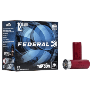 Federal Top Gun Target Shotshell 12 ga 2-3/4" 7/8 oz #8 1200 fps 25/Box