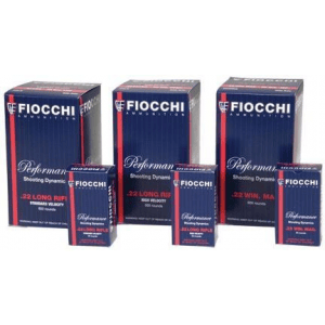 Fiocchi Performance Shooting Dynamics Rimfire Ammunition .22 LR 38gr PHP 50/box