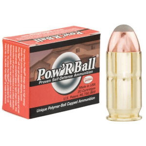 Glaser Pow'RBall Handgun Ammunition .45 ACP 165 gr JHP 1225 fps 20/box