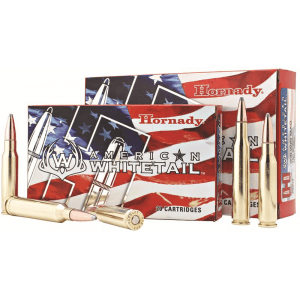 Hornady American Whitetail Rifle Ammunition .30-06 Sprg 180 gr 2700 fps SP 20/ct