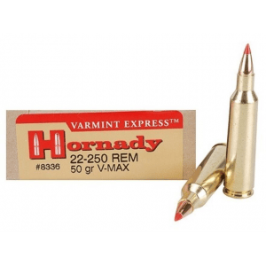 Hornady Varmint Express Rifle Ammunition .22-250 Rem 50 gr V-MAX 3800 fps - 20/box