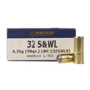 MagTech Handgun Ammunition .32 S&W 98 gr LWC 682 fps 50/box