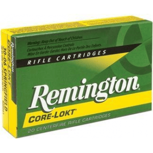 Remington Core-Lokt Rifle Ammunition .30-06 Sprg 220 gr SP 2410 fps - 20/box