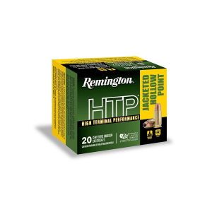 Remington HTP Handgun Ammuntion 9mm Luger 115gr JHP 1145 fps 20/ct