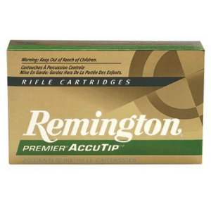 Remington Premier AccuTip Rifle Ammunition .223 Rem 55 gr ATV 3240 fps - 20/box