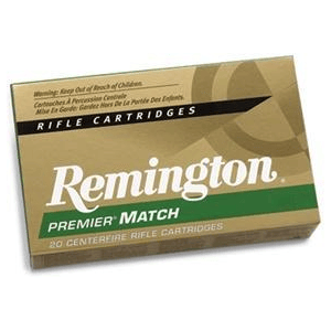 Remington Premier Match Rifle Ammunition .223 Rem 77 gr BTHP 2788 fps - 20/box