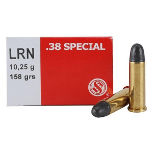 Sellier & Bellot Pistol & Revolver Ammo .38 Special 158 gr LRN 50/Box