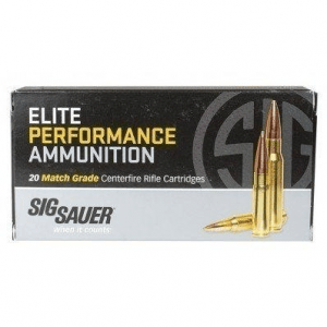 Sig Sauer Elite Match Rifle Ammunition .308 Win 175gr OTM 20/ct