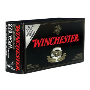 Winchester Ballistic Silvertip Rifle Ammunition .270 WSM 130 gr BST 3275 fps - 20/box