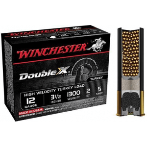 Winchester Double X Turkey Load 12 ga 3 1/12" MAX 2 oz #5 1300 fps - 10/box