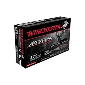 Winchester Expedition Big Game Rifle Ammunition .270 WSM 140 gr AB 3200 fps 20/ct