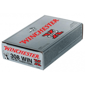 Winchester Super-X Power Point Rifle Ammunition .308 Win 150 gr PSP 2820 fps - 20/box