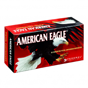 FEDERAL American Eagle 9mm 147 Grain FMJ Ammo, 50 Round Box (AE9FP)