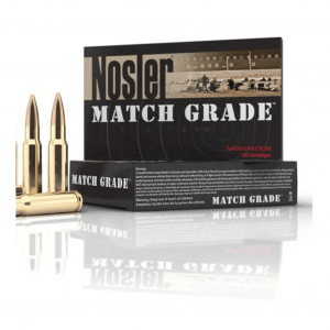 NOSLER Match Grade .308 Win 168Gr HPBT 20rd Box Rifle Ammo (60054)