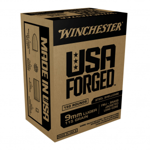 WINCHESTER USA Forged 9mm 115Gr FMJ 150rd Box Ammo (WIN9S)