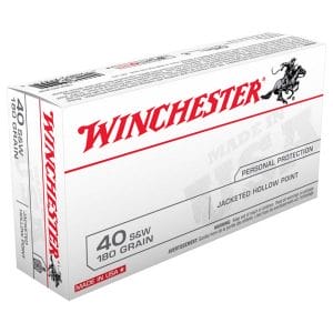 Winchester USA Handgun Ammo - .380 Automatic Colt Pistol - FMJ - 50 Rounds